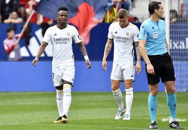 비니시우스 주니오르(왼쪽)와 토니 크로스(가운데). /AFPBBNews=뉴스1