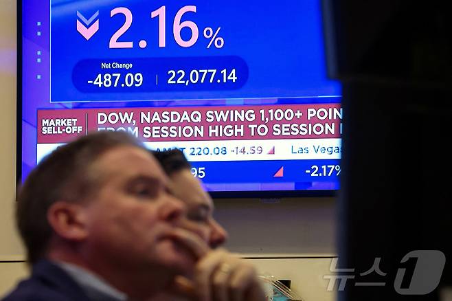 미증시의 트레이더. ⓒ 로이터=뉴스1