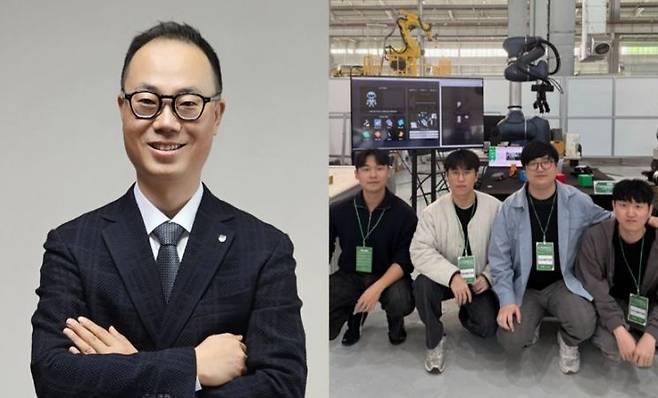 한국기술교육대학교 컴퓨터공학부 김원태 교수 연구팀이‘현대자동차 E-FOREST 테크데이 2025’에 참가해 작업자 협동형 Physical AI 로봇 기술을 선보였다.