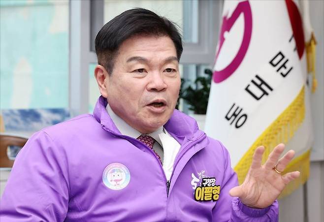 이필형 동대문구청장이 19일 오후 서울 동대문구 동대문구청에서 데일리안과 인터뷰를 하고 있다. ⓒ데일리안 홍금표 기자