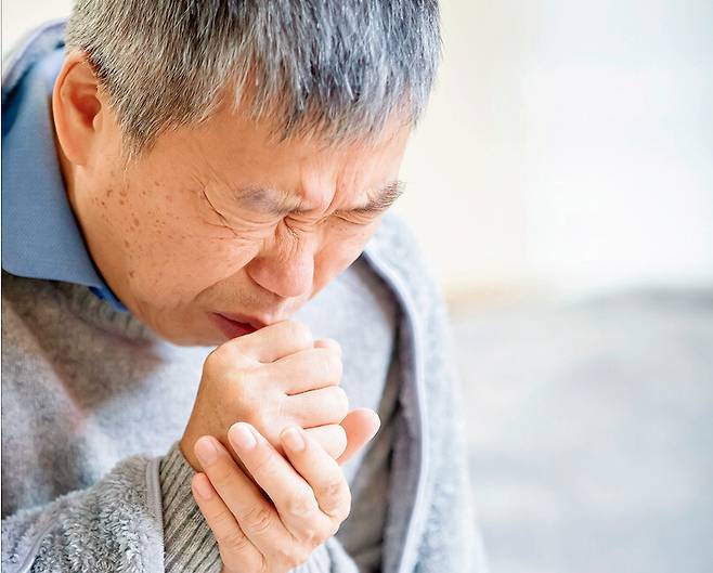 최근 심상치 않은 확장세를 보이는 호흡기세포융합바이러스(RSV) 감염증은 초기 증상이 감기와 비슷해 증상만으로 질환을 구별하기가 쉽지 않다. 하지만 RSV는 상기도에서 시작해 하기도(기관지·세기관지)까지 병변이 확장되 기 쉬워 쌕쌕거림(천명)·호흡곤란 같은 하부 호흡기 증상이 나타날 수 있다. 게티이미지뱅크