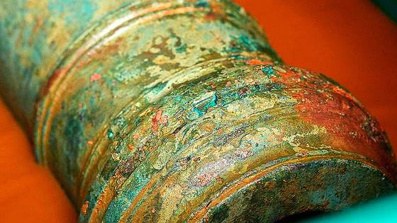 ‘1708년 침몰’ 스페인 선박에서 인양한 유물 일부. 사진 콜롬비아 대통령실