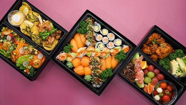 스노우폭스의 도시락 제품. [스노우폭스]