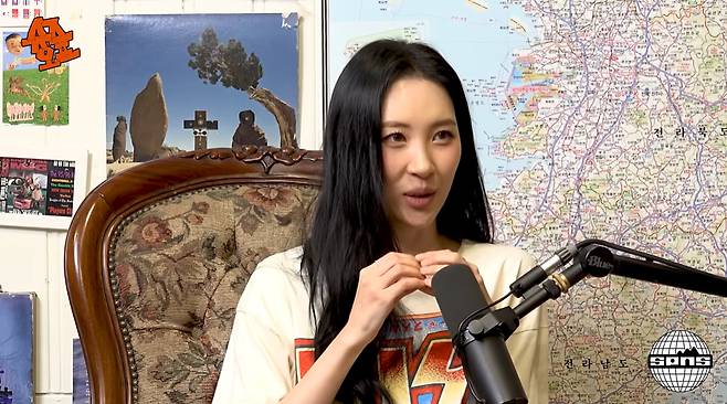 가수 선미가 그룹 원더걸스 활동 당시 속앓이를 했다고 고백했다./사진=유튜브 채널 'SPNS TV' 영상