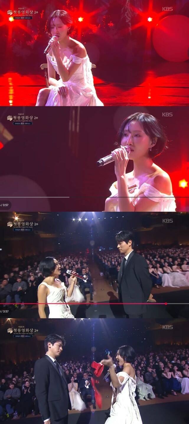 마마무 화사와 배우 박정민./유튜브 KBS