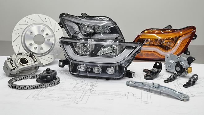 자동차 부품. 구글 GEMINI 생성 이미지.