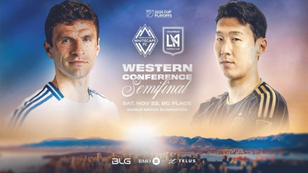 밴쿠버 화이트캡스 토마스 뮐러, 로스엔젤레스FC(LAFC) 손흥민. /사진=미국 메이저리그 사커(MLS)