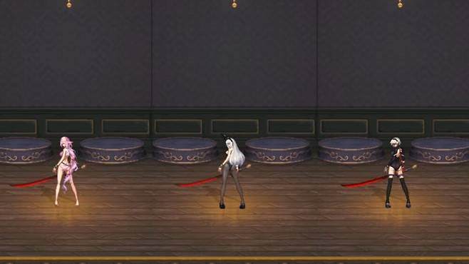 ▲ 칼집 제거는 현장에서 많은 모험가들의 환호성을 불러일으켰다