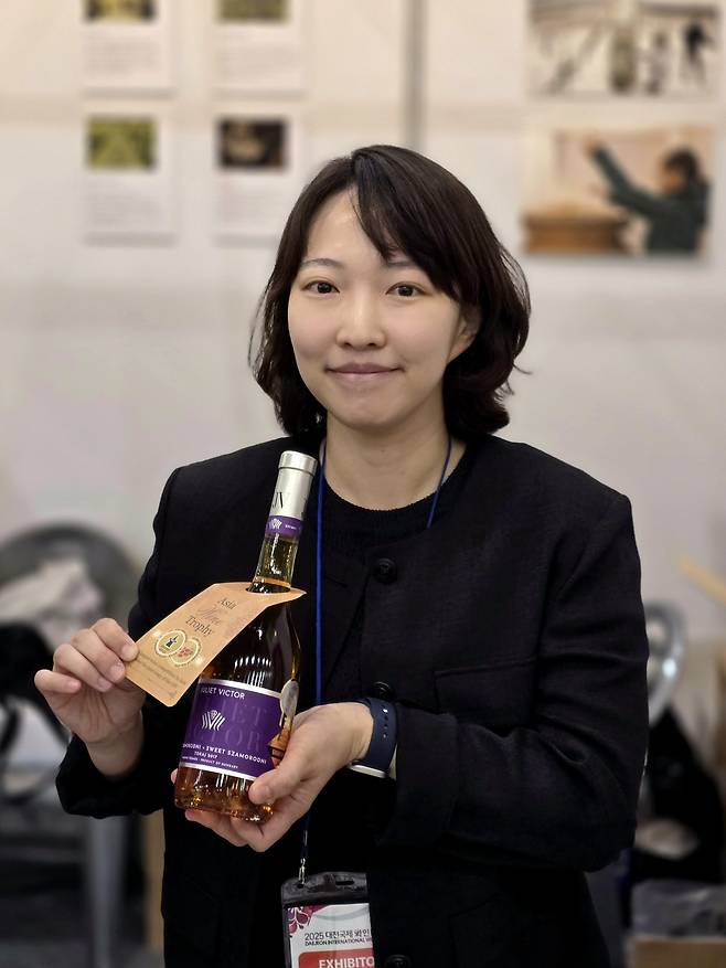 줄리엣 빅토르 수입사 칠락와인 배혜령 대표. 최현태 기자
