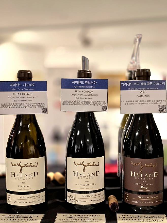 하이랜드 와인들. 최현태 기자