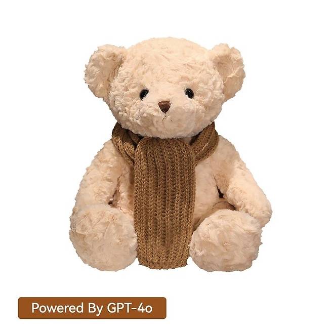 폴로토이의 AI 탑재 곰 인형 ‘쿠마’ [폴로토이 홈페이지 갈무리]