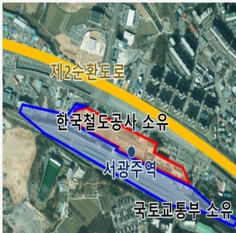 서광주역 유휴부지가  창고형 판매시설 또는 테마관광시설을 조성할 수 있는 방안이 유력하게 검토되고 있는 것으로 알려졌다.