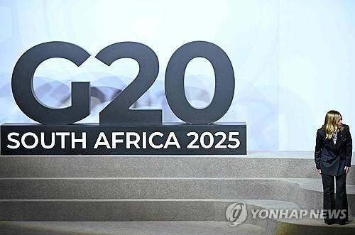 남아공 G20 정상회의 로고 [풀/AFP=연합뉴스]