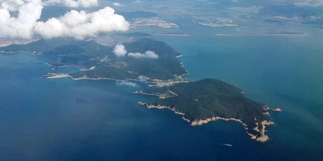 가덕신공항이 들어설 부산 강서구 가덕도 전경. 김경현 기자 view@