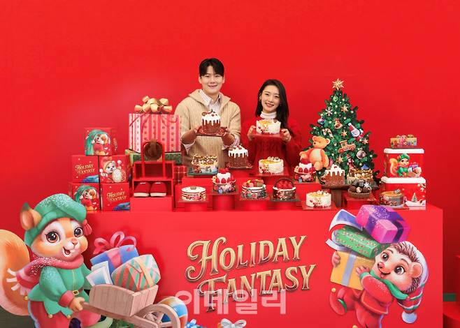 SPC 배스킨라빈스 2025 크리스마스 캠페인 홀리데이 판타지 공개. (사진=SPC배스킨라빈스)