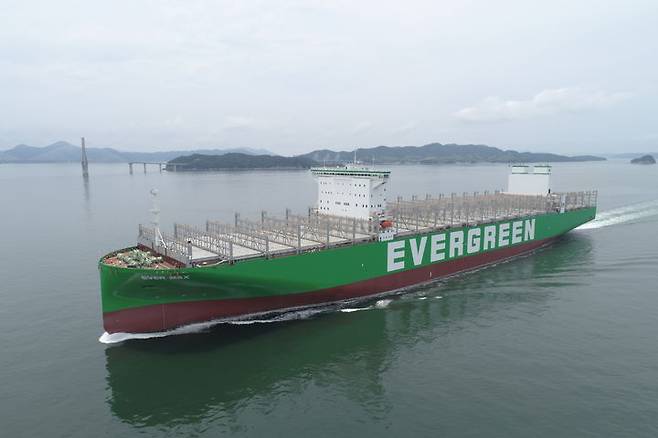 [서울=뉴시스] 삼성중공업이 건조한 컨테이너선. (사진=삼성중공업 제공) 2025.11.20. photo@newsis.com  *재판매 및 DB 금지