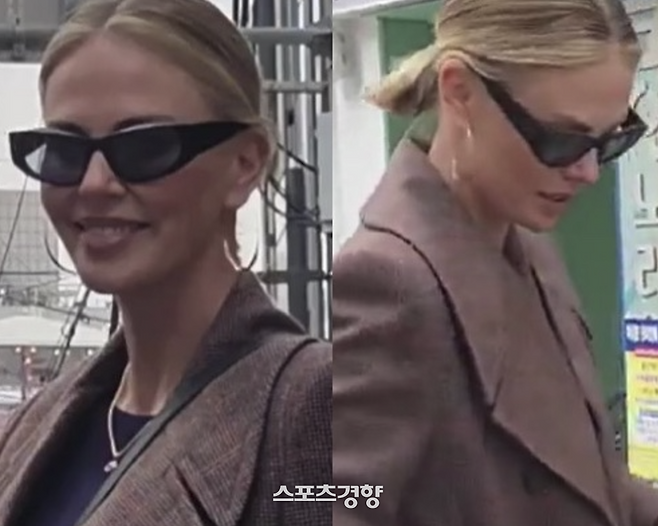 샤를리즈 테론. 온라인 커뮤니티 캡처