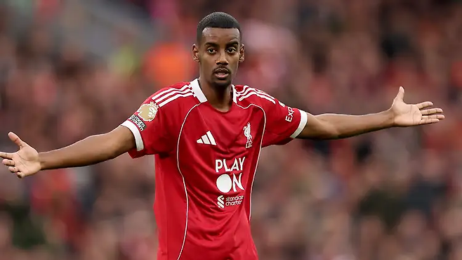 잉글랜드 프리미어리그 리버풀의 알렉산데르 이사크. 게티이미지코리아