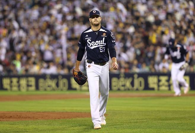 ▲ 콜 어빈 ⓒ두산 베어스