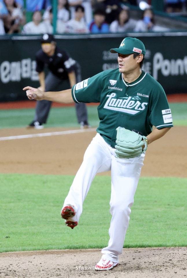 SSG 노경은. /사진=강영조 선임기자