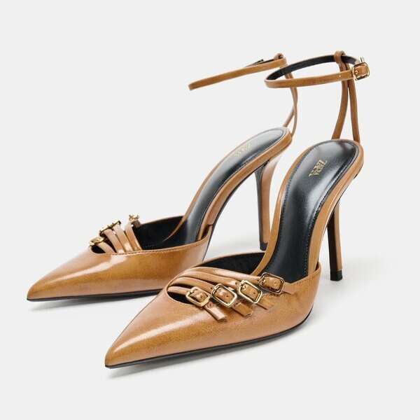 버클 디테일 오픈 힐 7만9천9백원 자라