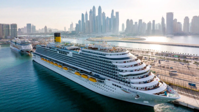 두바이의 크루즈 터미널. /사진=코스타 크루즈 홈페이지