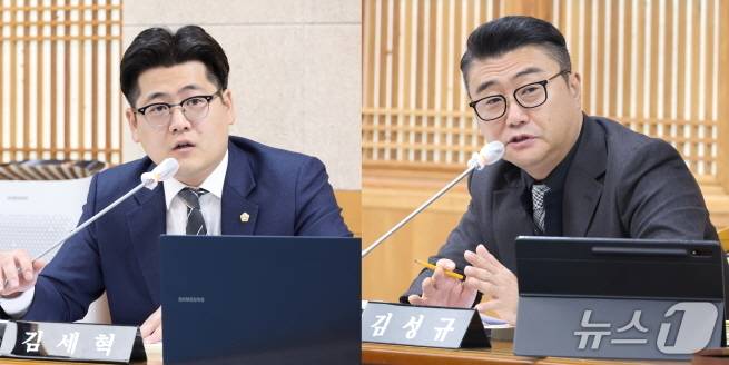 왼쪽부터 김세혁, 김성규 전주시의원./뉴스1