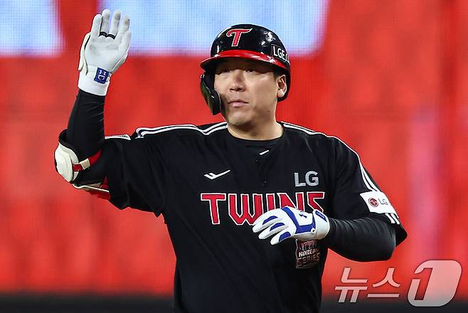 LG 트윈스 시절의 김현수. 2025.10.31/뉴스1 ⓒ News1 김도우 기자