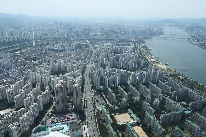 서울 강남·송파구 일대. /연합뉴스