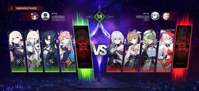 ▲ 드래프트 밴픽까지 구현한 실시간 PVP도 마련했지만, 이를 대비할 캐릭터 육성 단계에서 방지턱에 걸렸다