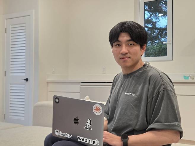 와들 공동창업자인 조용원 최고운영책임자(COO)가 22일(현지시간) 미국 캘리포니아주 벌링게임에 있는 마루SF에서 한국경제신문과 인터뷰하고 있다. 김인엽 특파원