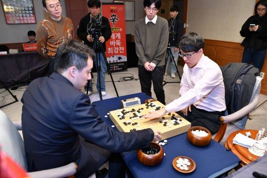 국후 복기 장면. 사진[연합뉴스]