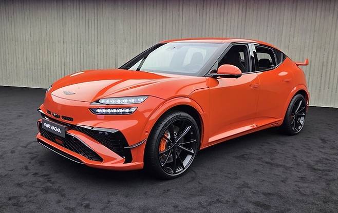 제네시스 GV60 마그마 [사진촬영=최기성 매경 디지털뉴스룸 기자]