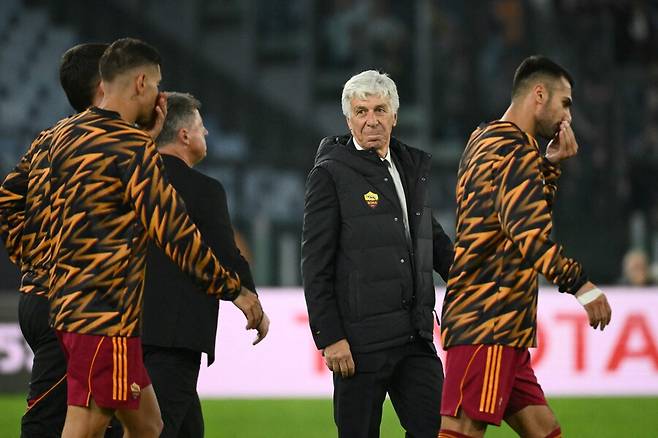 ▲ 올 시즌 세리에A 1위를 달리는 중인 AS로마. ⓒ연합뉴스/AFP