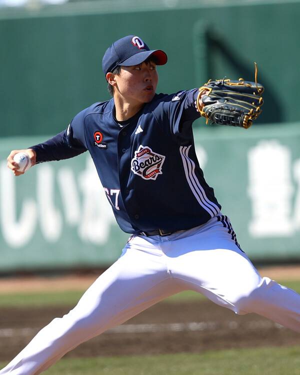 두산 신인투수 홍민규 (사진=두산)