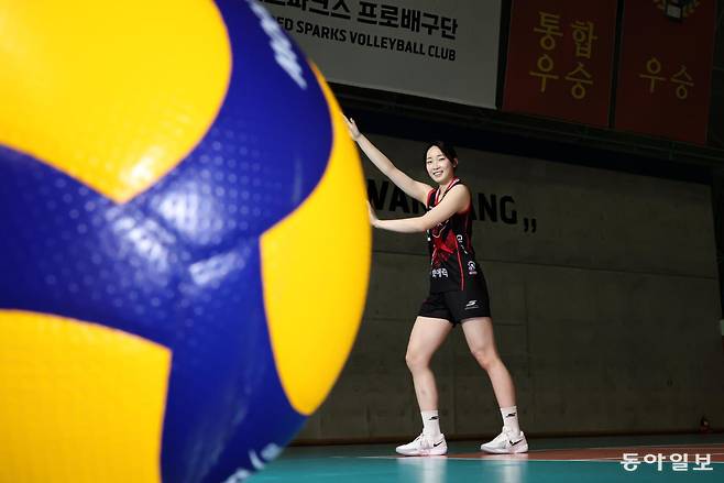 정관장 세터 최서현. 대전=이한결 기자 always@donga.com