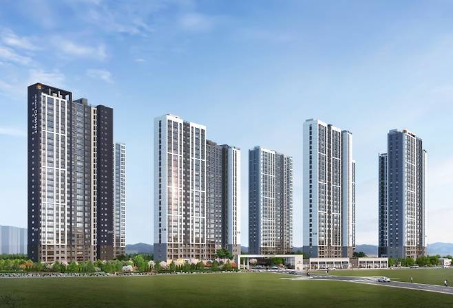 호반써밋 인천검단 3차 투시도. 호반그룹 제공