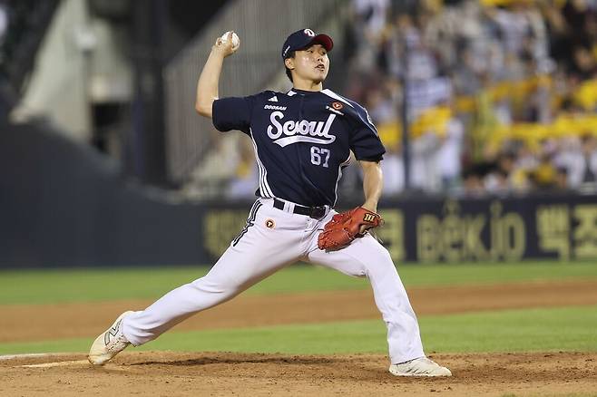 ▲ 홍민규 ⓒ두산 베어스