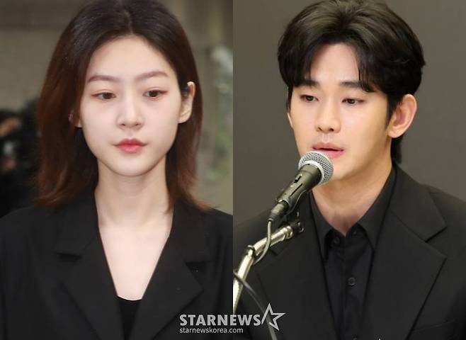 배우 고 김새론(왼쪽), 배우 김수현 /사진=스타뉴스