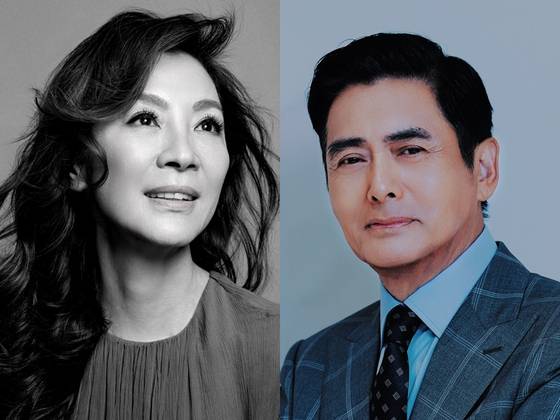 배우 양자경, 주윤발(왼쪽부터). CJ ENM 제공.