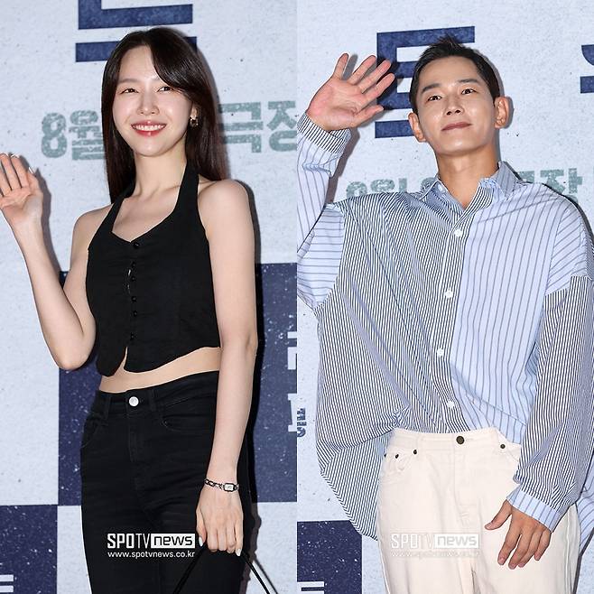 ▲ 방민아(왼쪽), 온주완. ⓒ곽혜미 기자