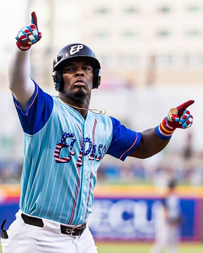 2025시즌 마이너리그 트리플A에서 뛰었던 페라자의 모습. /사진=엘파소 치와와스 공식 SNS