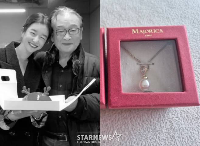 배우 서예지, 고 이순재 /사진=서예지 SNS