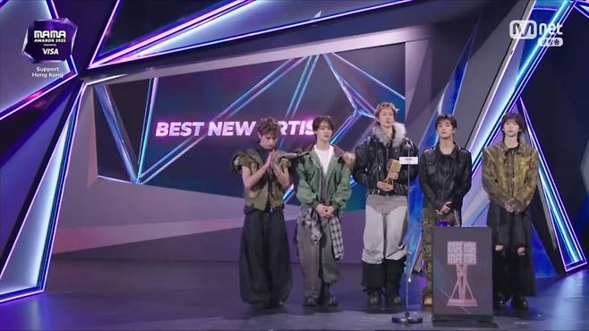 코르티스/ 사진='2025 마마 어워즈' 캡처