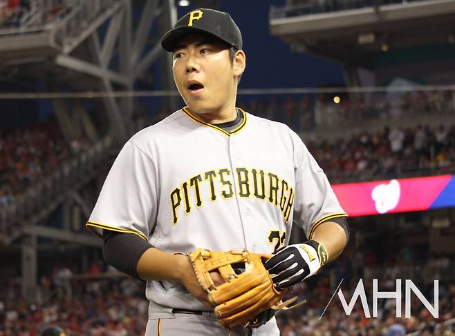 (메이저리그 피츠버그 시절의 강정호)