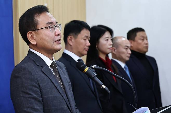 채상병 순직 사건 외압·은폐 의혹을 수사해온 이명현 순직해병 특별검사가 28일 서울 서초구 특검 사무실에서 최종 수사 결과를 발표하고 있다. 2025.11.28 [사진=연합뉴스]