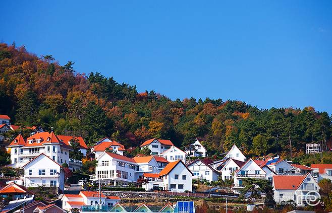 A view of the Namhae German Village in Namhae, South Gyeongsang [JOONGANG ILBO]