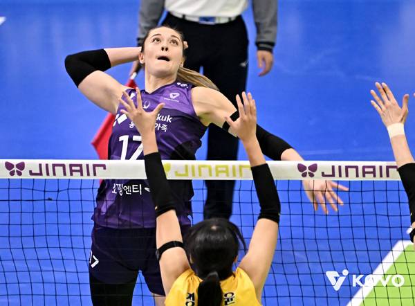 레베카는 흥국생명의 공격을 이끌었다. 사진 제공= KOVO