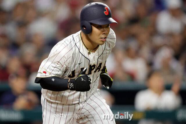 2023년 월드베이스볼클래식(WBC) 당시의 콘도 켄스케./게티이미지코리아