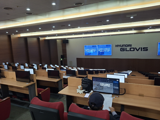 7일 방문한 현대글로비스 오토벨 시화 경매장 [안산=김성우 기자]